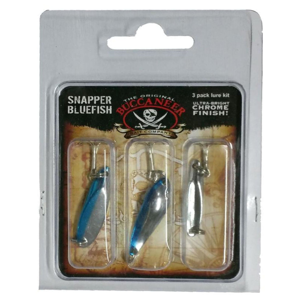 BUCCANEER SNAPPER BLUEFISH LURE KIT 3 PACK