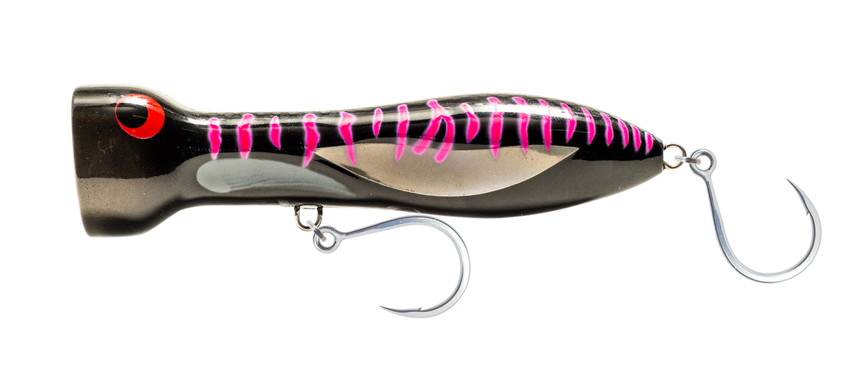 NOMAD CHUG NORRIS POPPER 180 7" 4.25 OZ BLACK PINK MACKEREL