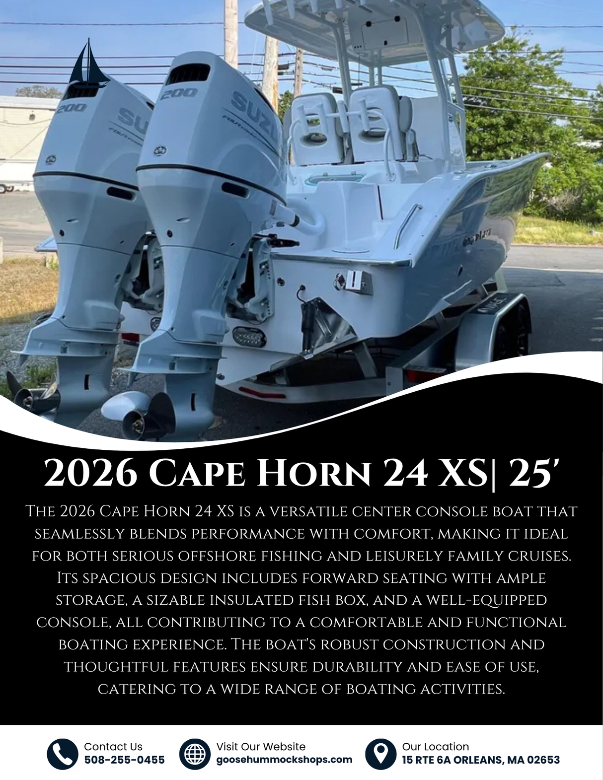Cape Horn 24' XS - As Equipped