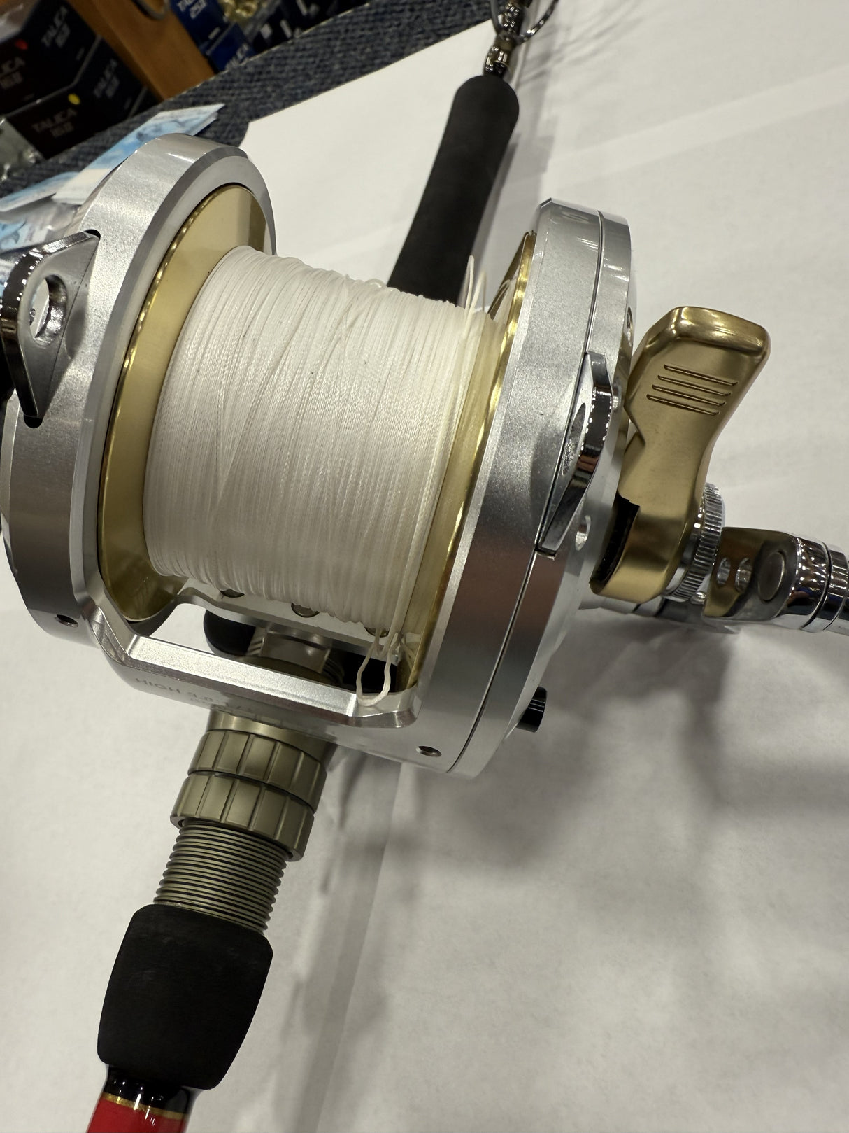 BORD-UNLIMITED ANIMA CHATHAM GOLD ROD/SHIM-TAC-50II TROLLING COMBO