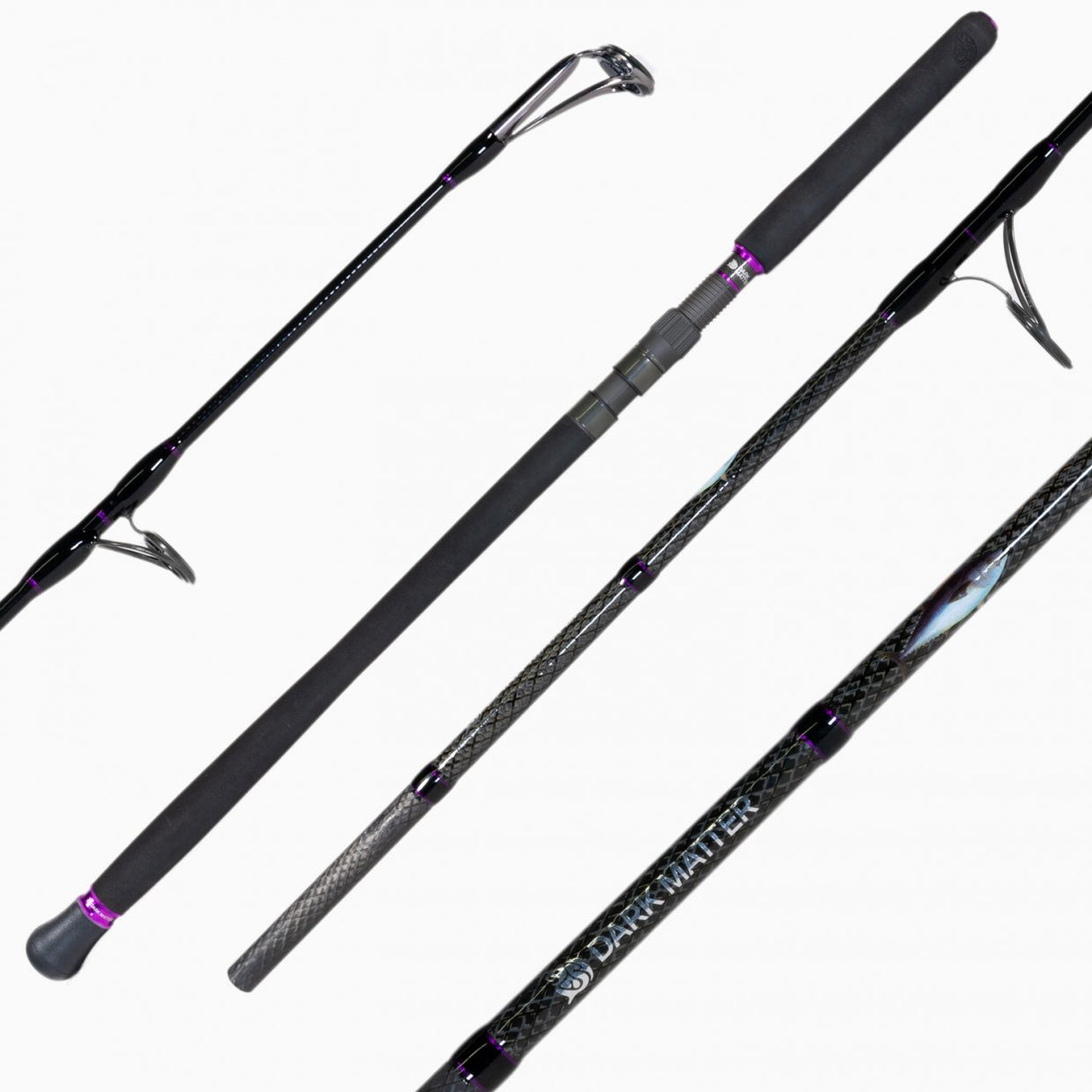 DARK MATTER TUNA POPPING ROD 7'10" XH F 30-80 LB