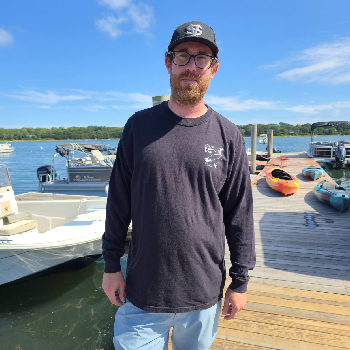 GOOSE CLASSIC COMFORT COLORS LONG SLEEVE TEE