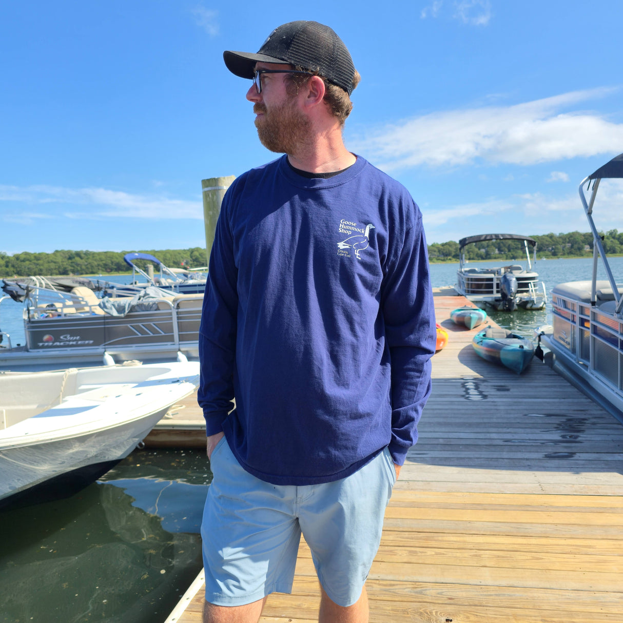 GOOSE CLASSIC COMFORT COLORS LONG SLEEVE TEE