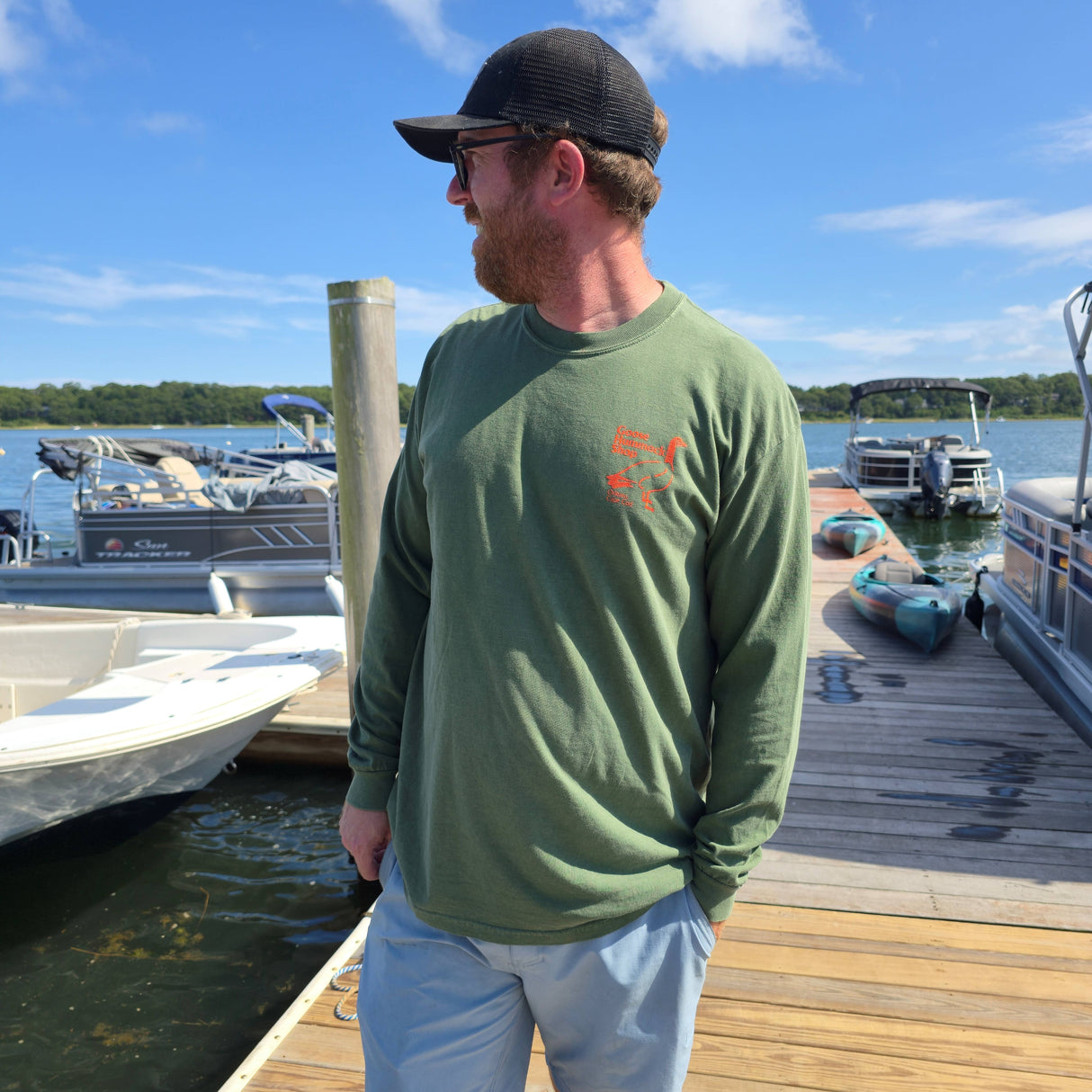 GOOSE CLASSIC COMFORT COLORS LONG SLEEVE TEE