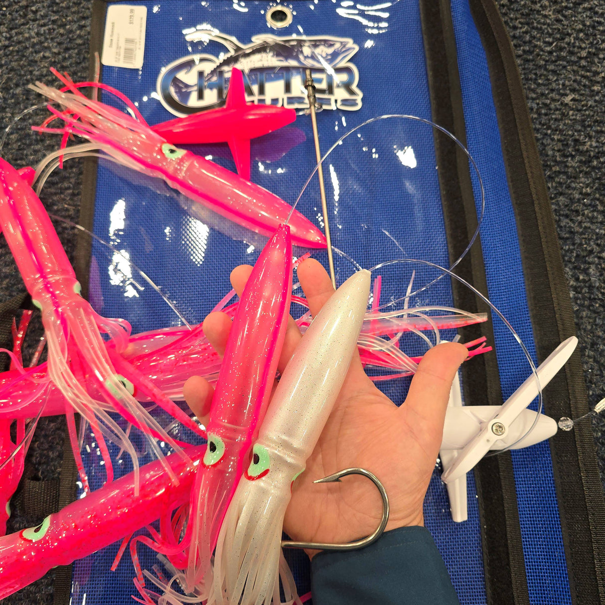 JB 19" SIDE TRACKER WITH 11" FUKU SQUID