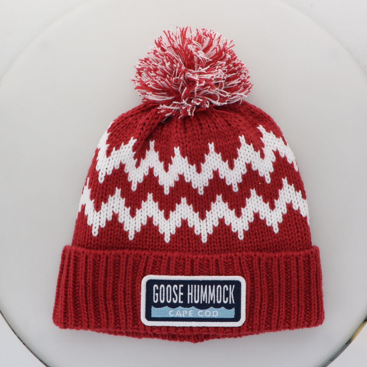 LEGACY ZIG ZAG BOBBLE HAT W/GOOSE HUMMOCK PATCH
