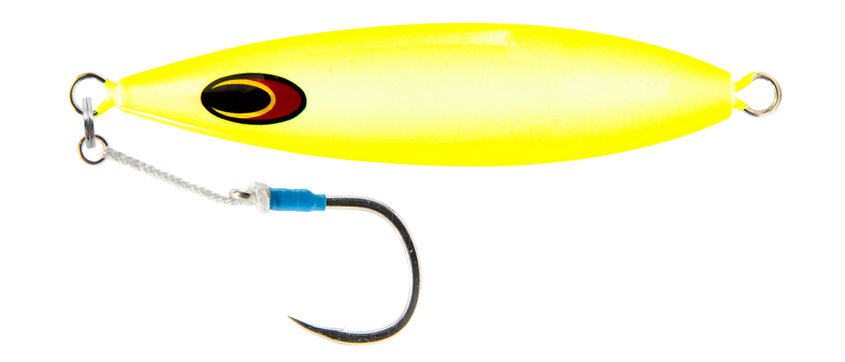 NOMAD THE GYPSY 120 BACK SLIDE JIGGING CHARTREUSE WHITE GLOW 4 OZ