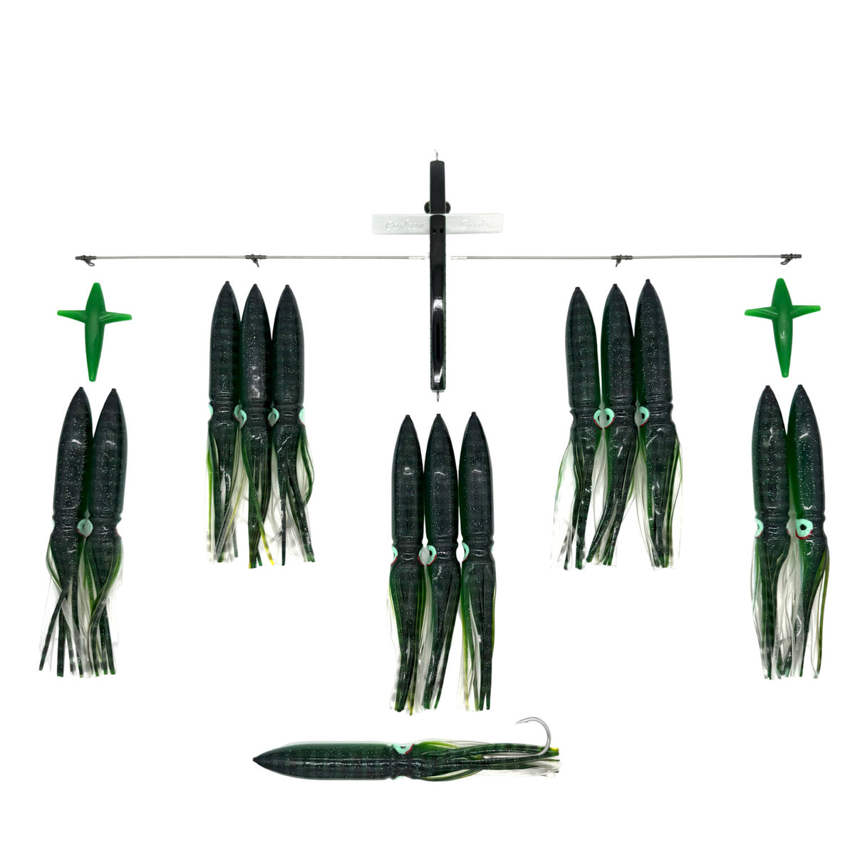 Carlson Offshore 42" Ultimate Bird Bar w/13" Fuku Squid