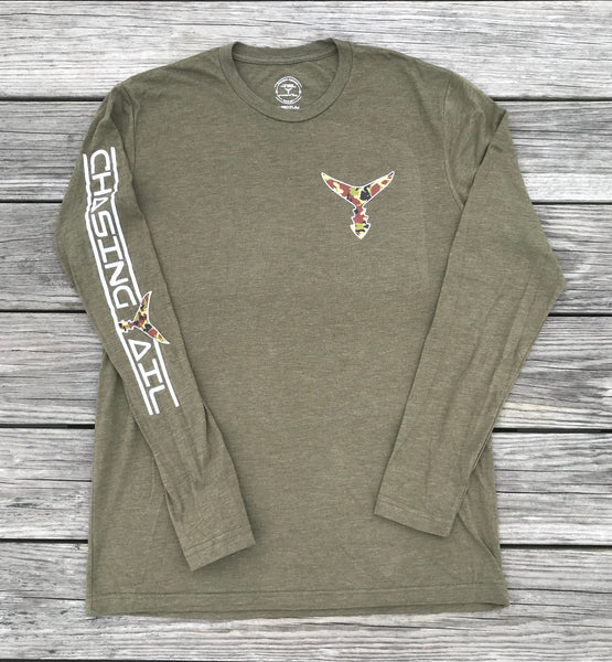 CHASING TAIL TRI-BLEND LONG SLEEVE