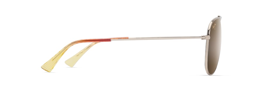MAUI JIM HCL HAUOLI SHINY LT GOLD W/ORANGE & YELLOW