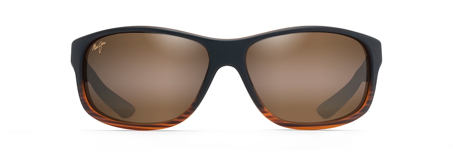 MAUI JIM HCL KAIWI CHANNEL DARK BROWN STRIPE