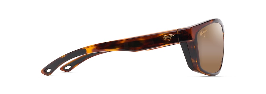 MAUI JIM HCL NUU LANDING TORTOISE W/BLACK RUBBER