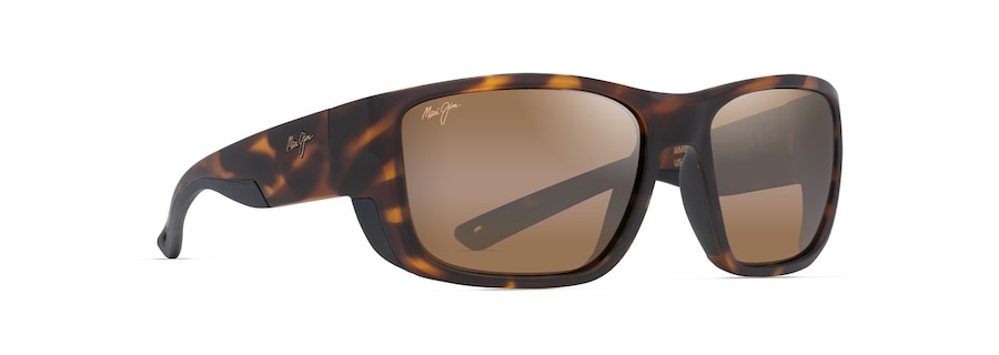 MAUI JIM HCL AMBERJACK MATTE TORTOISE WITH BLACK