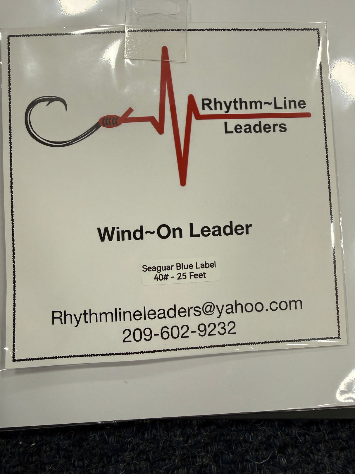 RHYTHM-LINE LEADERS SEAGUAR BLUE LABEL CASTING LEADER 12 FT