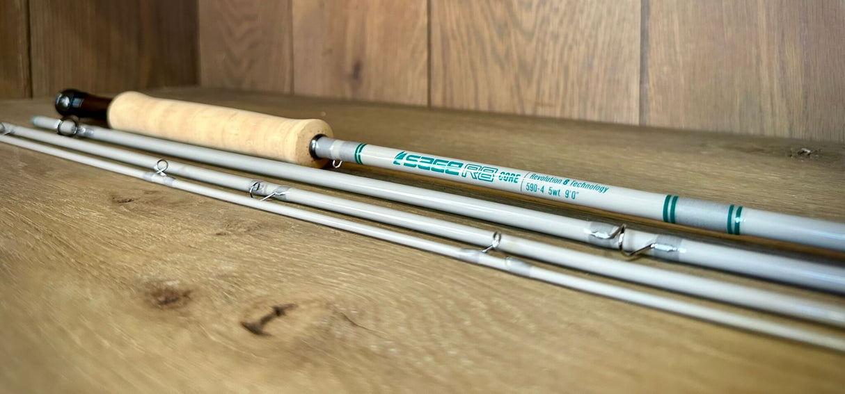 SAGE 690-4 R8 CORE LIMITED EDITION RETRO GREY FLY ROD 6WT 9'0" 4 PC