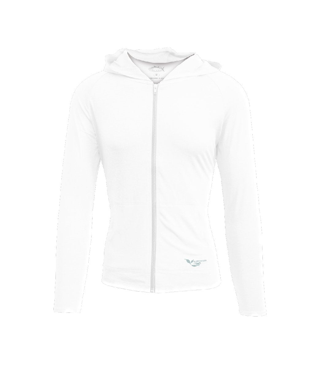 BLUEFIN LADIES FLOWERED TUNA FULL ZIPPER JACKET