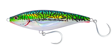 NOMAD MADSCAD 150 SINKING 6" 2.75 OZ SILVER GREEN MACKEREL