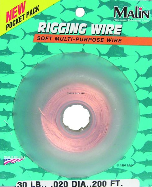 MALIN COPPER RIGGING WIRE 30 LB 800 FT SPOOL