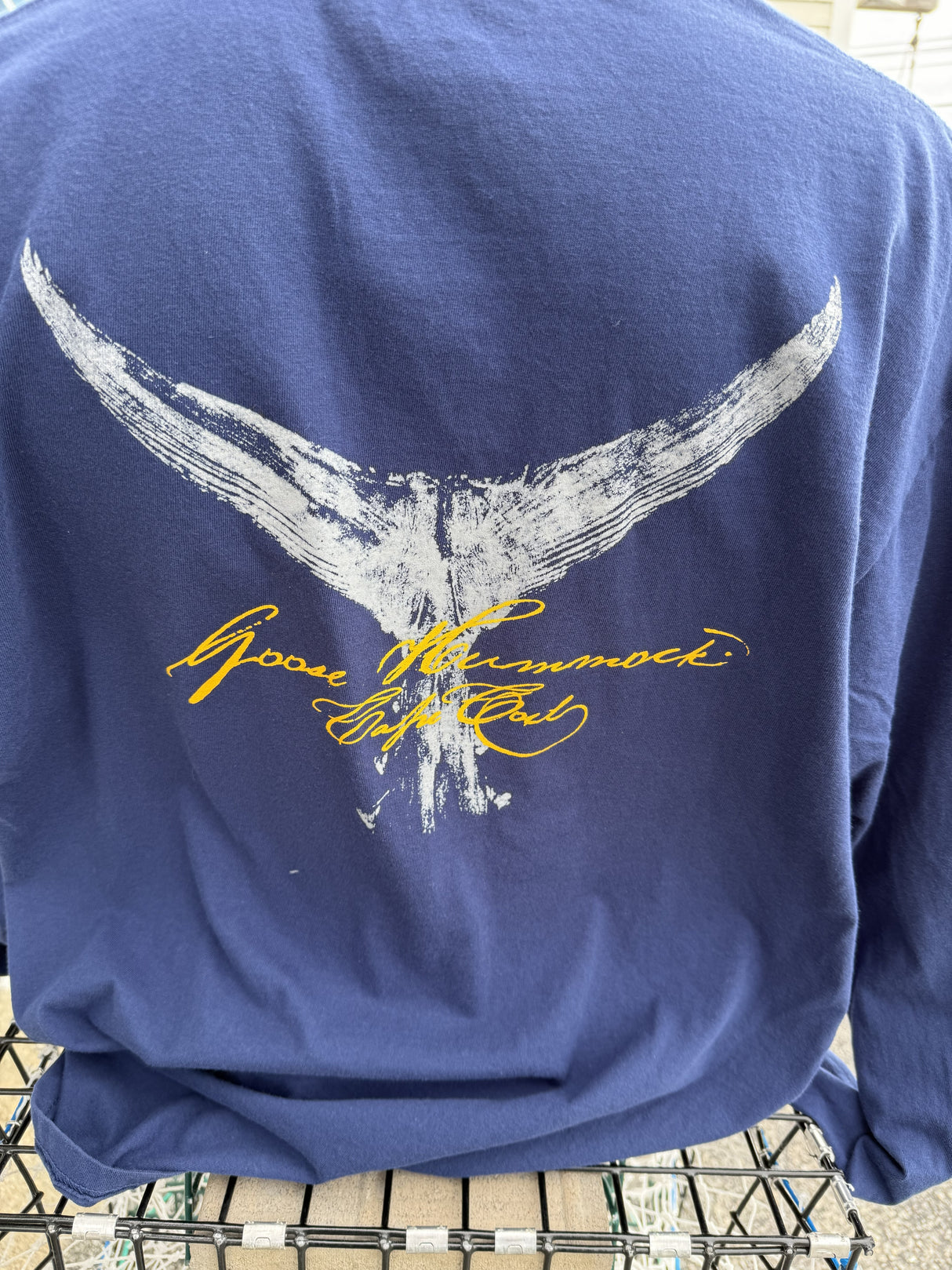 GOOSE TUNA TAIL COMFORT COLORS LONG SLEEVE TEE