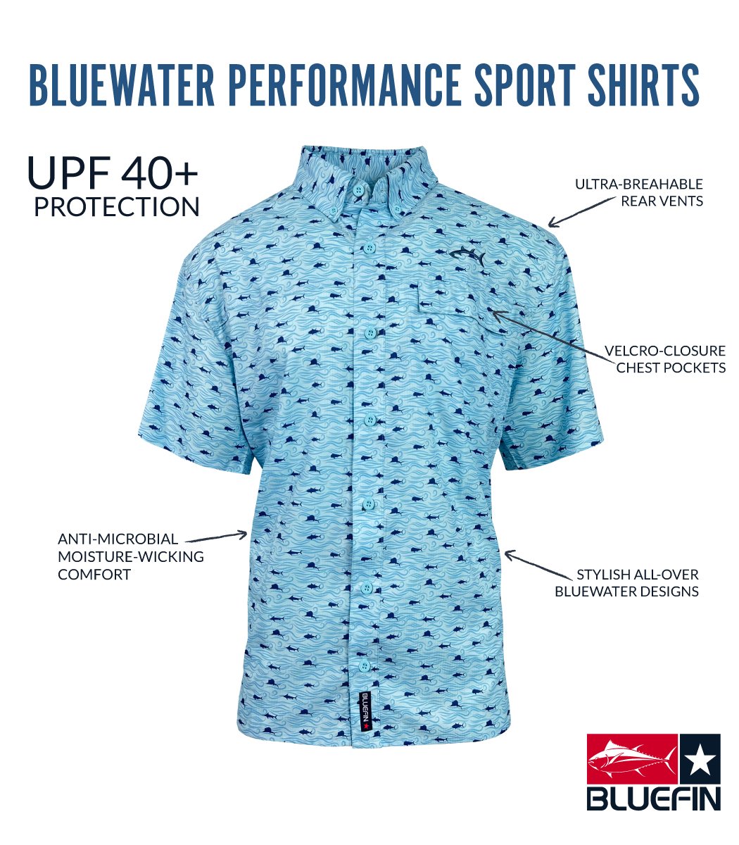 BLUEFIN PERFORMANCE WAVE SPORT S/S SHIRT