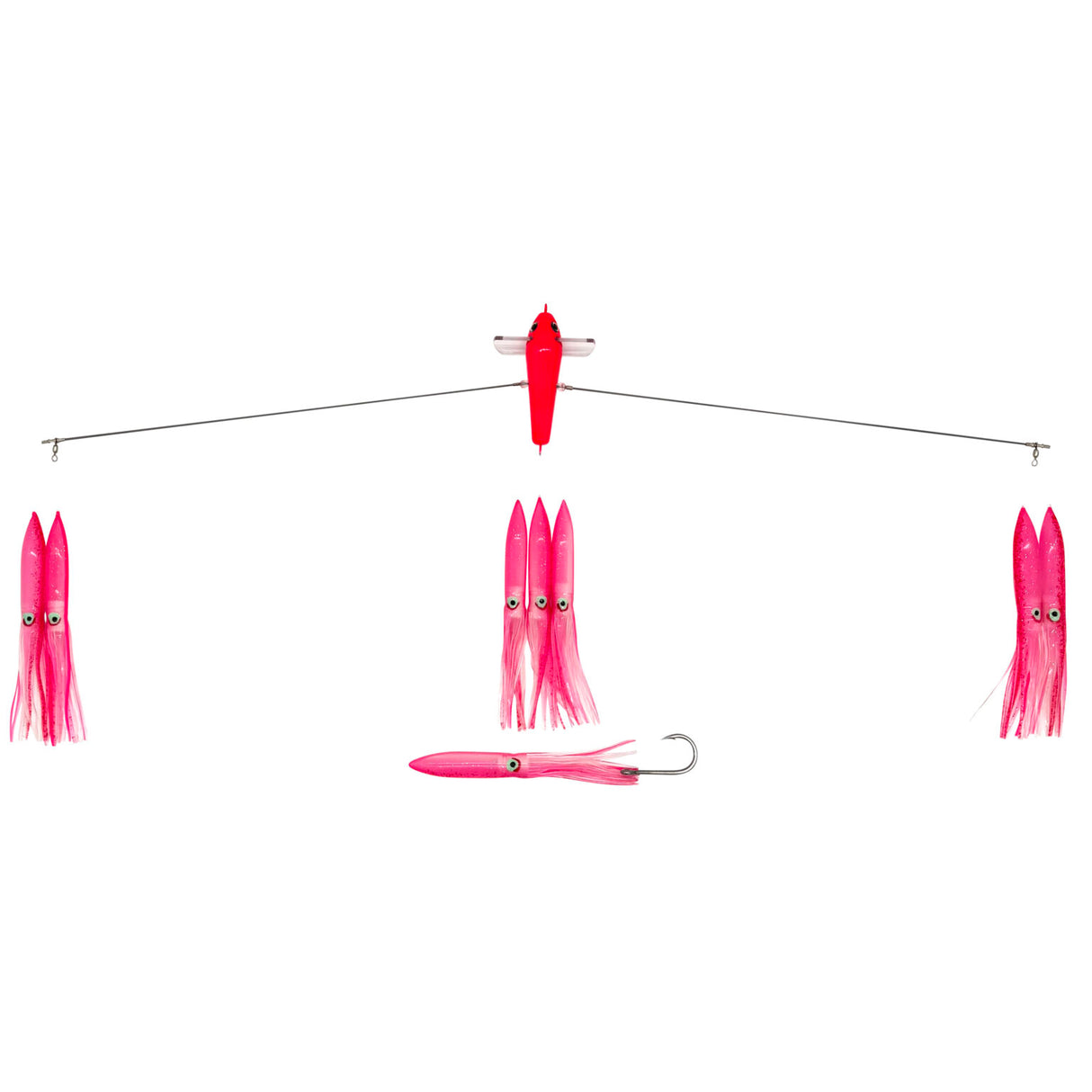 JB 36" SIDE TRACKER WITH 11" FUKU SQUID