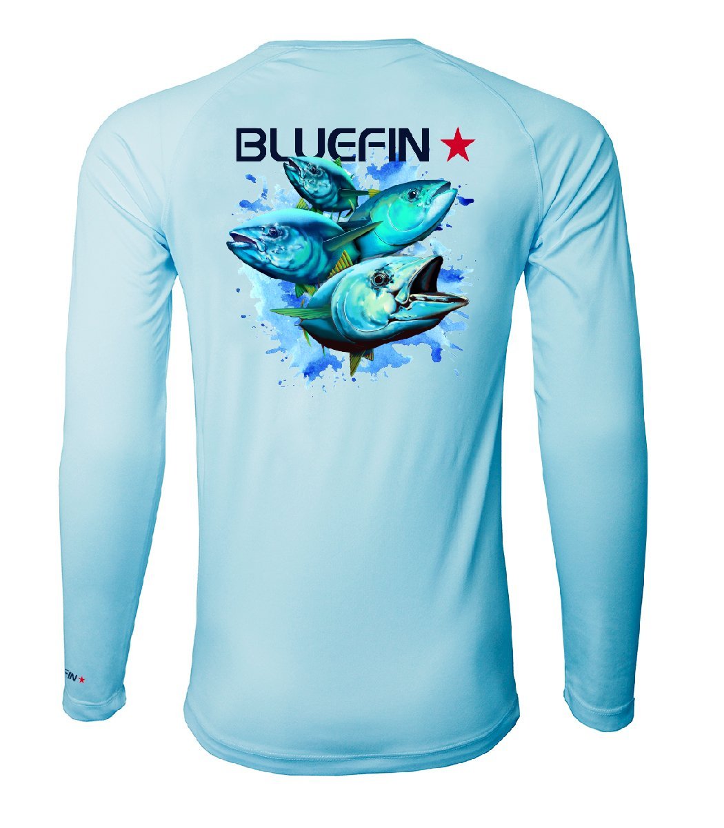 BLUEFIN SUPER LEGGERA L/S SOLAR TEE TUNA RUMBLE