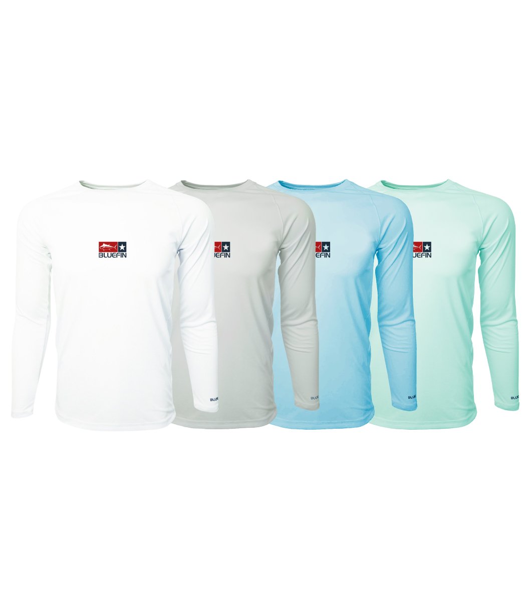 BLUEFIN SUPER LEGGERA L/S SOLAR TEE WATERCOLOR TUNA