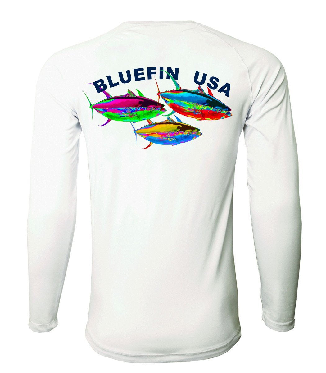 BLUEFIN SUPER LEGGERA L/S SOLAR TEE MULTIPLE TUNA