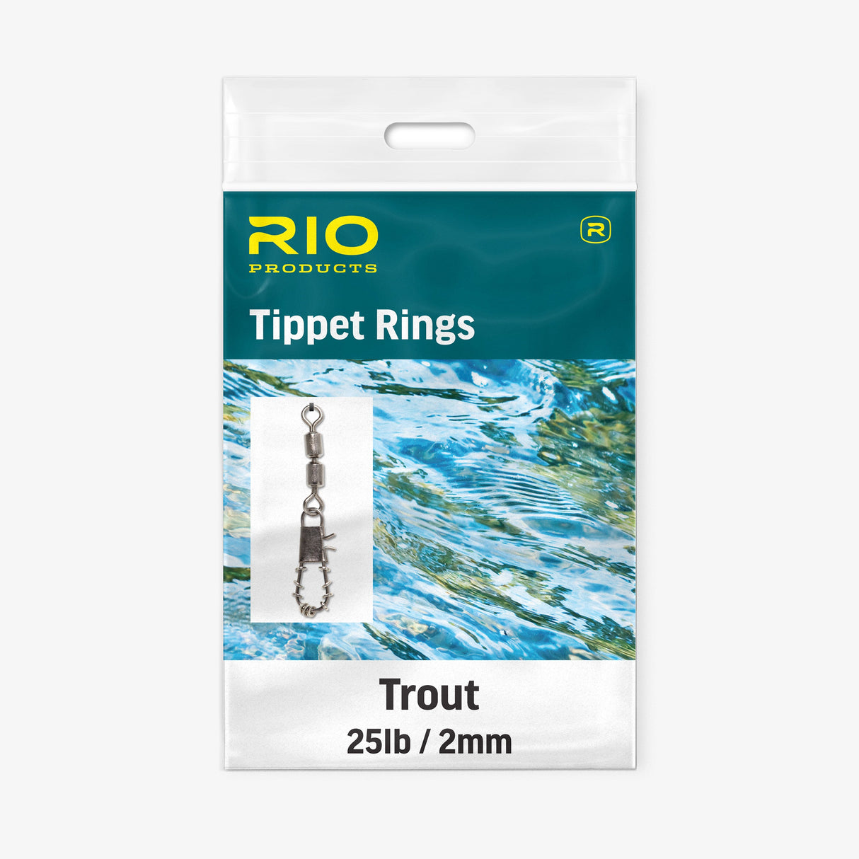 RIO STEELHEAD TIPPET RING 45 LB 3MM 10 PACK