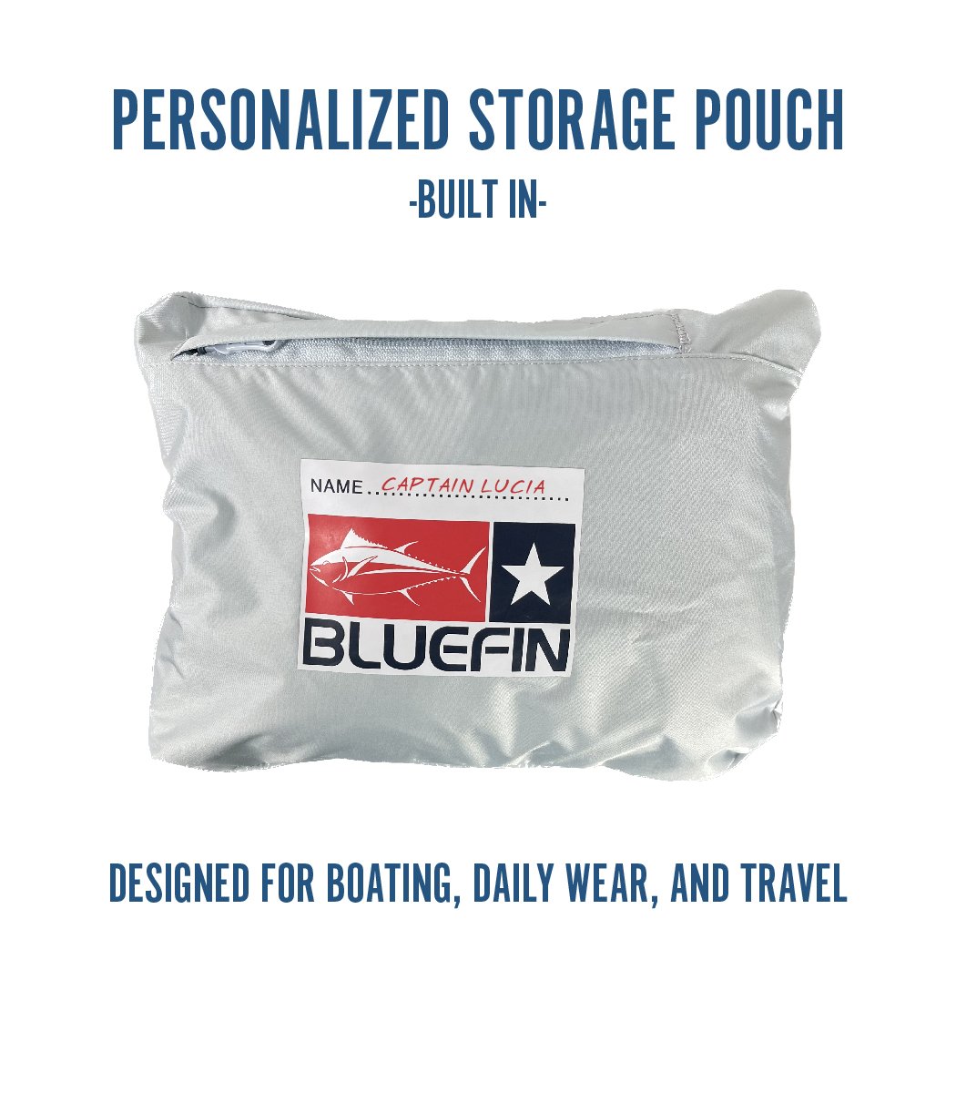 BLUEFIN WATERPROOF AND WINDPROOF ADJUSTABLE HOOD