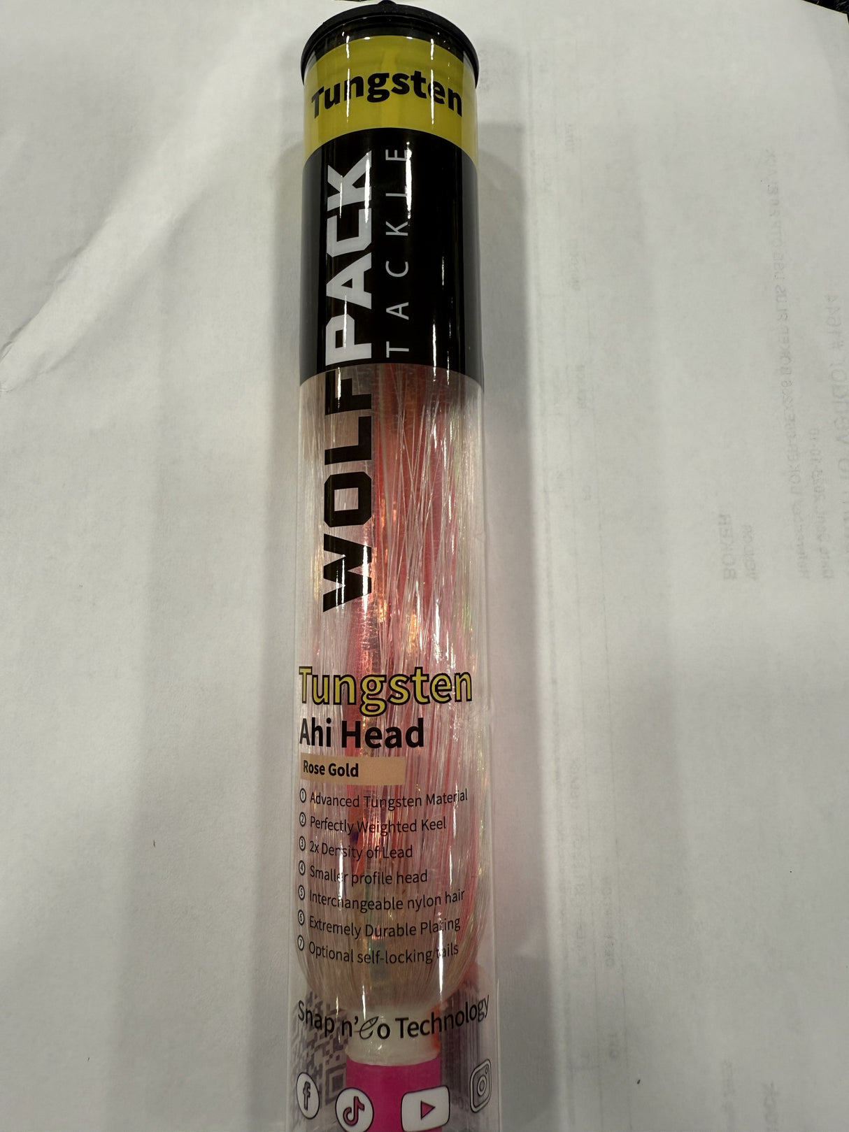 WOLFPACK 4 OZ TUNGSTEN AHI HEAD