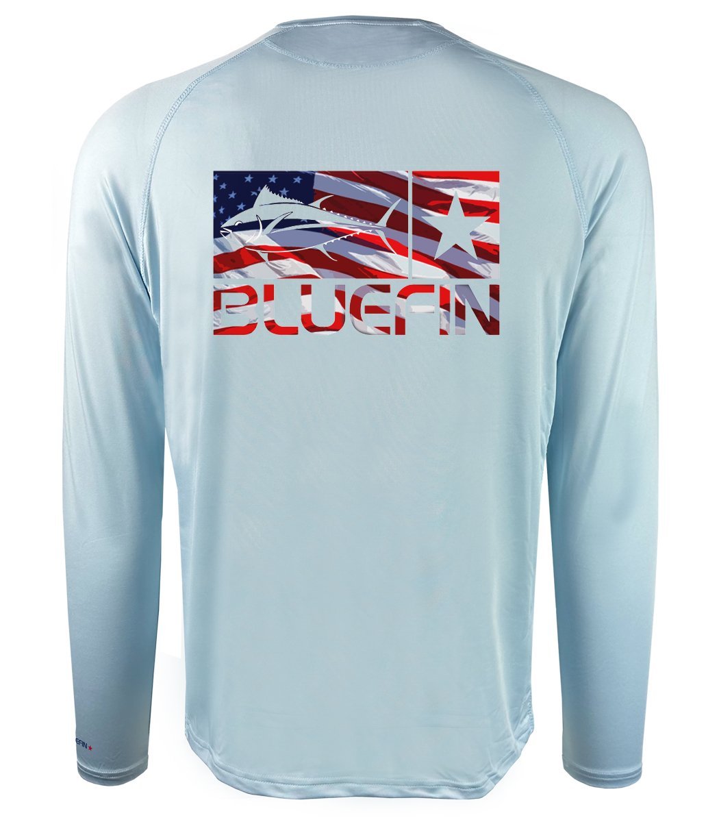 BLUEFIN SUPER LEGGERA L/S SOLAR TEE AMERICAN TUNA
