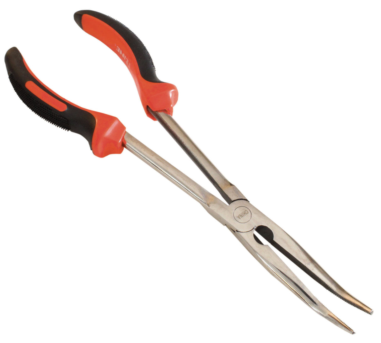 P-LINE NEEDLE NOSE PLIERS 11" STAINLESS STEEL WITH CUTTER
