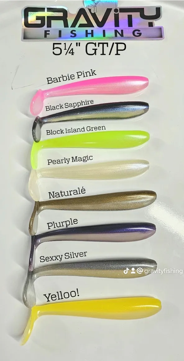 GRAVITY TACKLE PADDLETAIL 5 1/4"