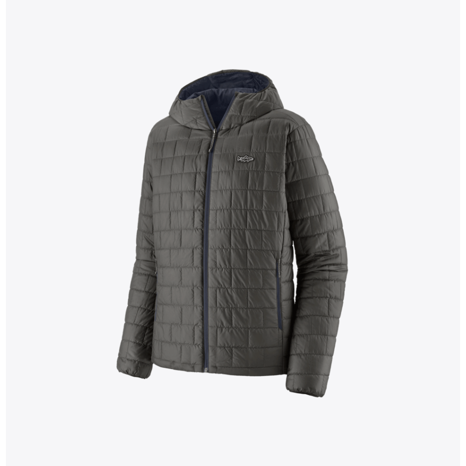 PATAGONIA MEN'S NANO PUFF FITZ ROY TROUT HOODY