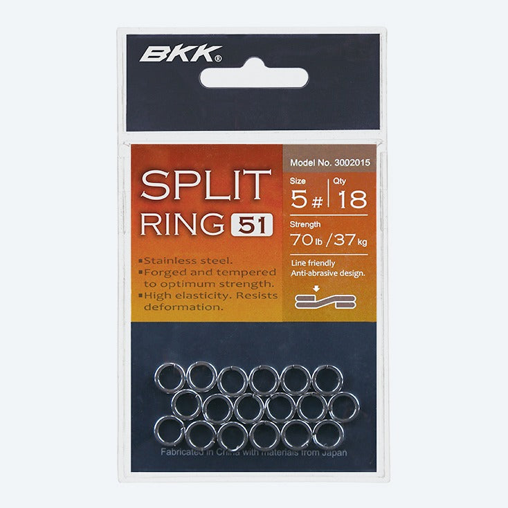 BKK SPLIT RING-51 SIZE 3 50 LB QTY 18