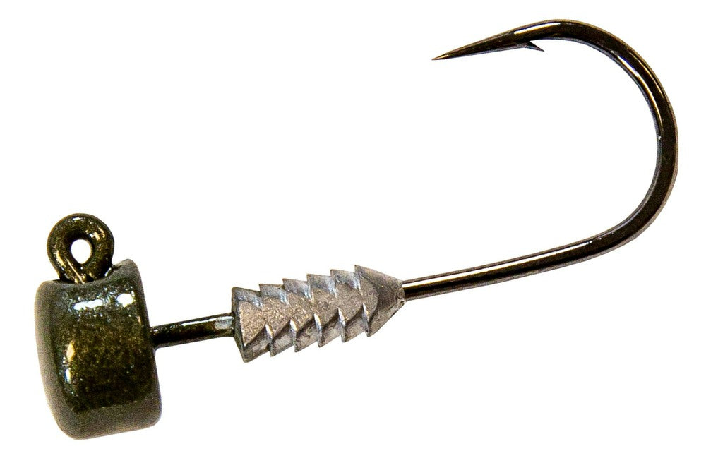 Z-MAN TT NEDLOCKZ EWG JIGHEADS 1/10 OZ GREEN PUMPKIN