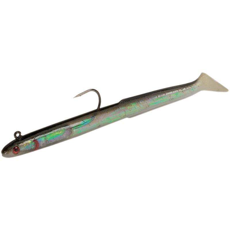 TSUNAMI HOLOGRAPHIC WEIGHTED EEL 8" BLACK BACK QTY 2