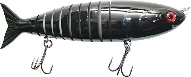 DADDY MAC VIPER MINNOW SERIES 9" DEMON (BLACK) 6 OZ