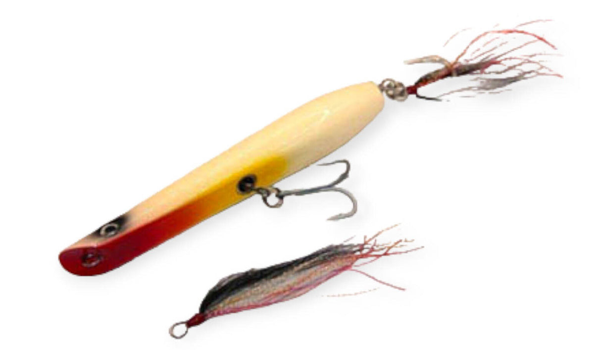 HIL PTP'S CANAL PENCIL POPPER 5" BONE 2 OZ THRU-WIRE SINKING