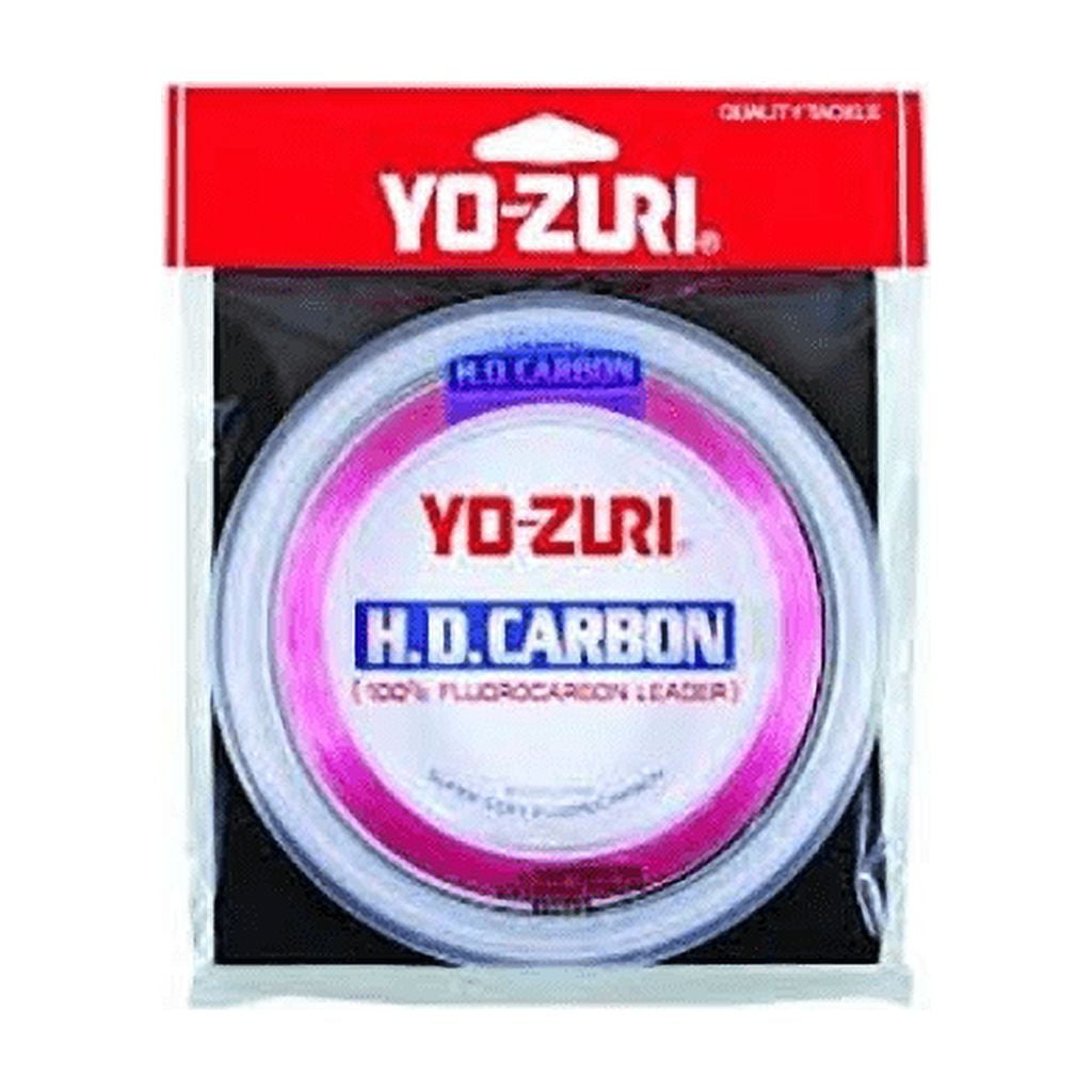 YO-ZURI H.D. FLOUROCARBON LEADER (PINK) 10 LB 30 YDS