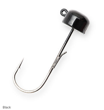 Z-MAN POWER FINESSE SHROOMZ 1/5 OZ BLACK QTY 3