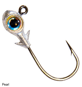 Z-MAN STRIPER EYE JIG HEADS 1 OZ PEARL QTY 2