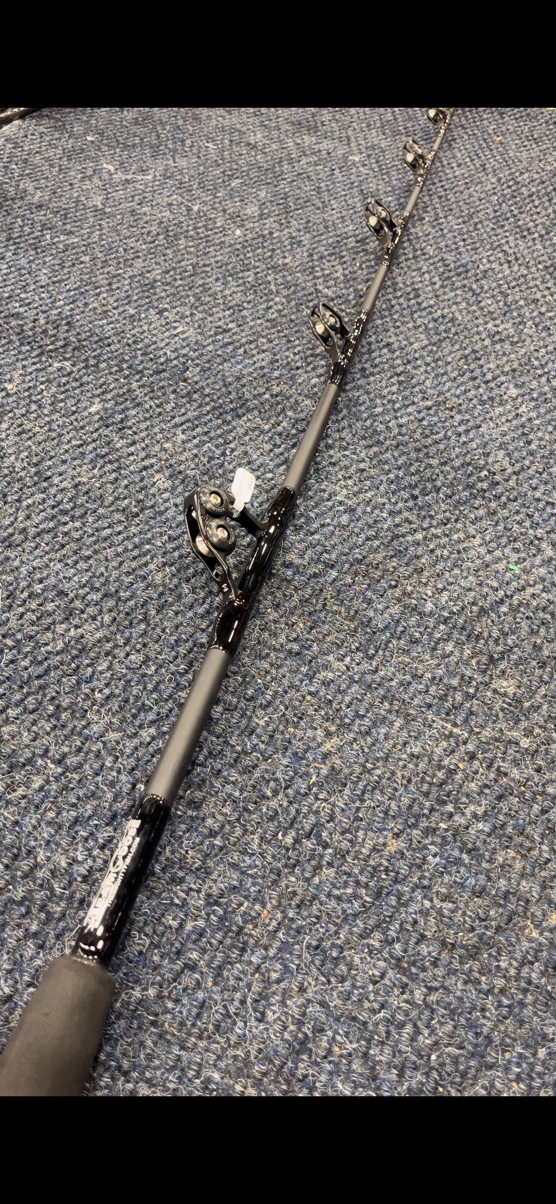 Zack's Team Goose 6'6" 30/50 Class Tuna Rod No 2 Black Stripper Guides