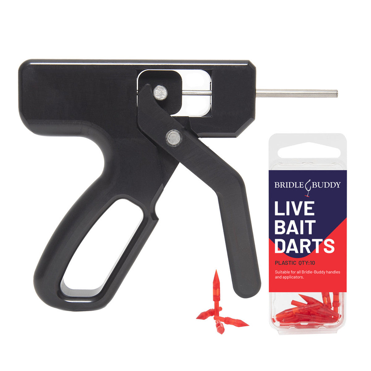 BRIDLE-BUDDY MECHANICAL APPLICATOR KIT WITH 10 PLASTIC DARTS