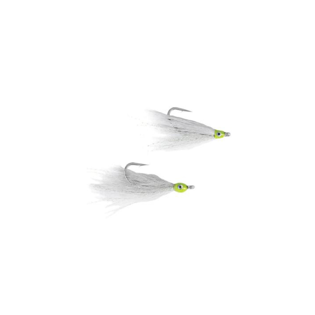 SPRO BUCKTAIL TEASER 3/0 GLOW QTY 3