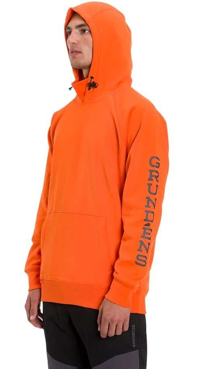 GRUNDENS DILLINGHAM TECH HOODIE RED ORANGE M