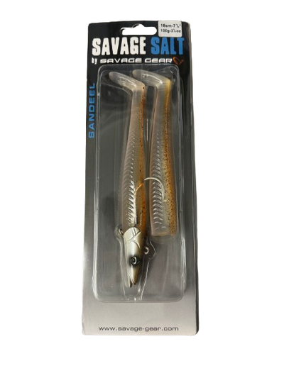 SAVAGE GEAR SANDEEL 7 1/2" GREEN EYE SQUID 3 1/2 OZ