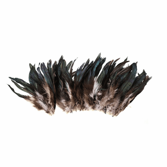 IRIDESCENT BLACK SCHLAPPEN for FLY TYING