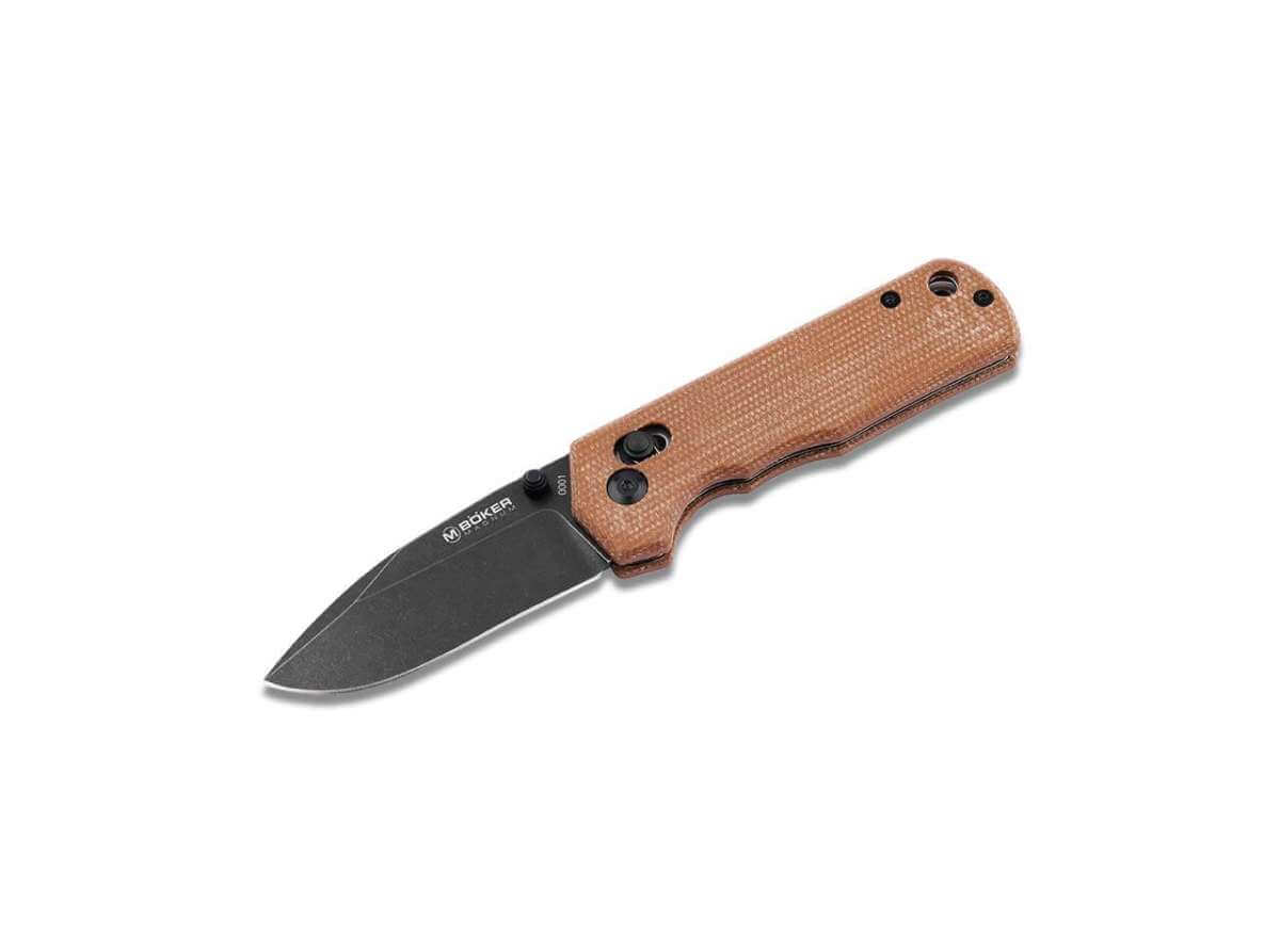 BOKER MAGNUM ROCKSTUB BROWN MICARTA